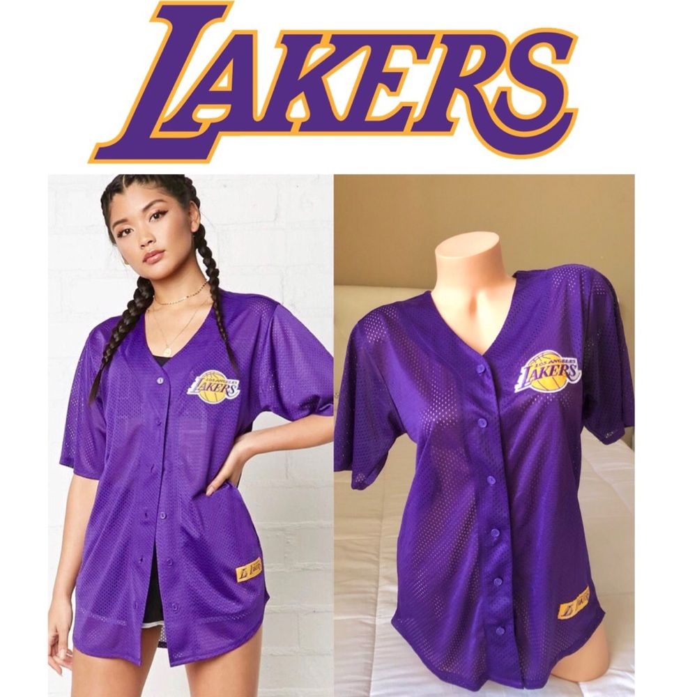 NBA Lakers jersey 🏀💜💛
